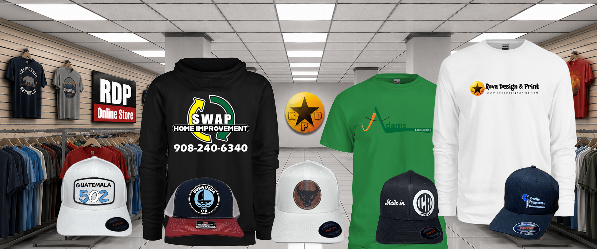 Custom Apparel Banner